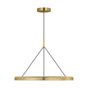 Visual Comfort Modern - PBCH80327HAB - LED Chandelier - Cloak - Hand-Rubbed Antique Brass