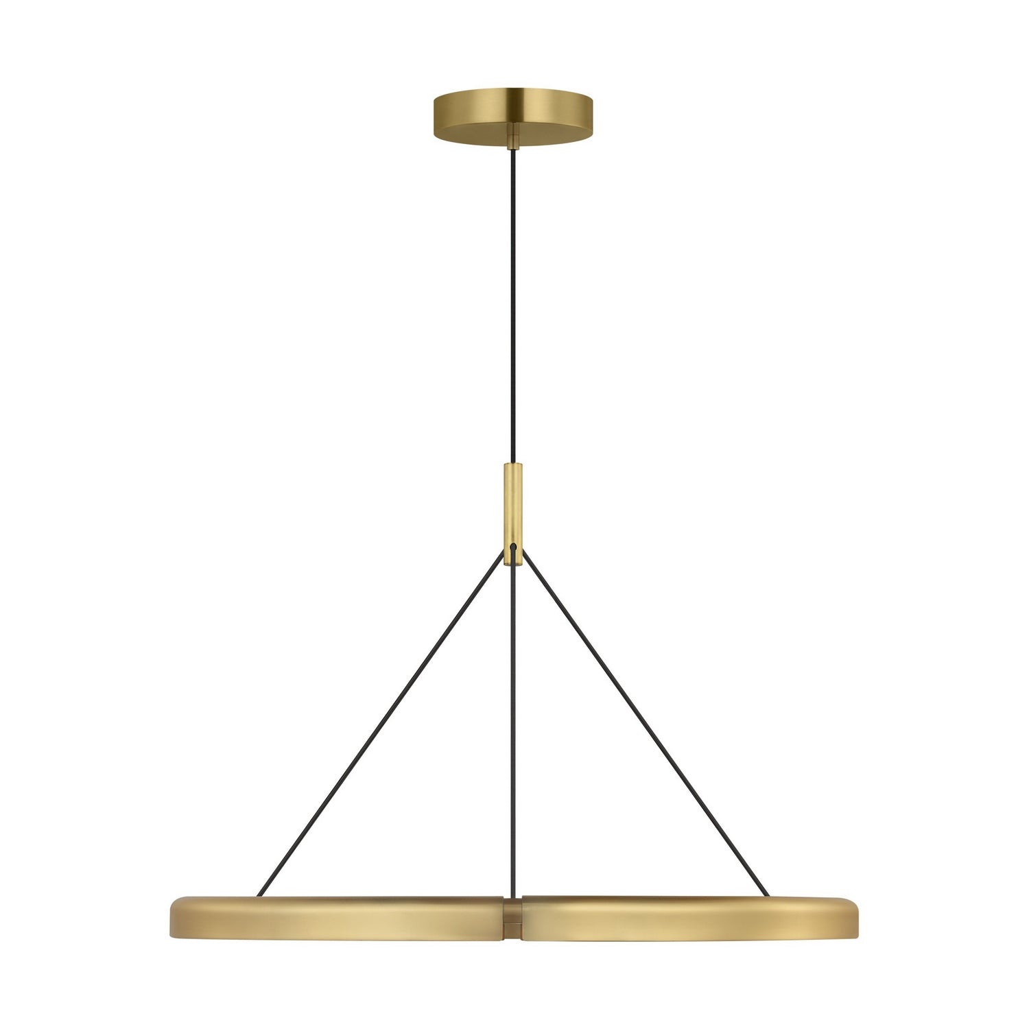 Visual Comfort Modern - PBCH80327HAB - LED Chandelier - Cloak - Hand-Rubbed Antique Brass