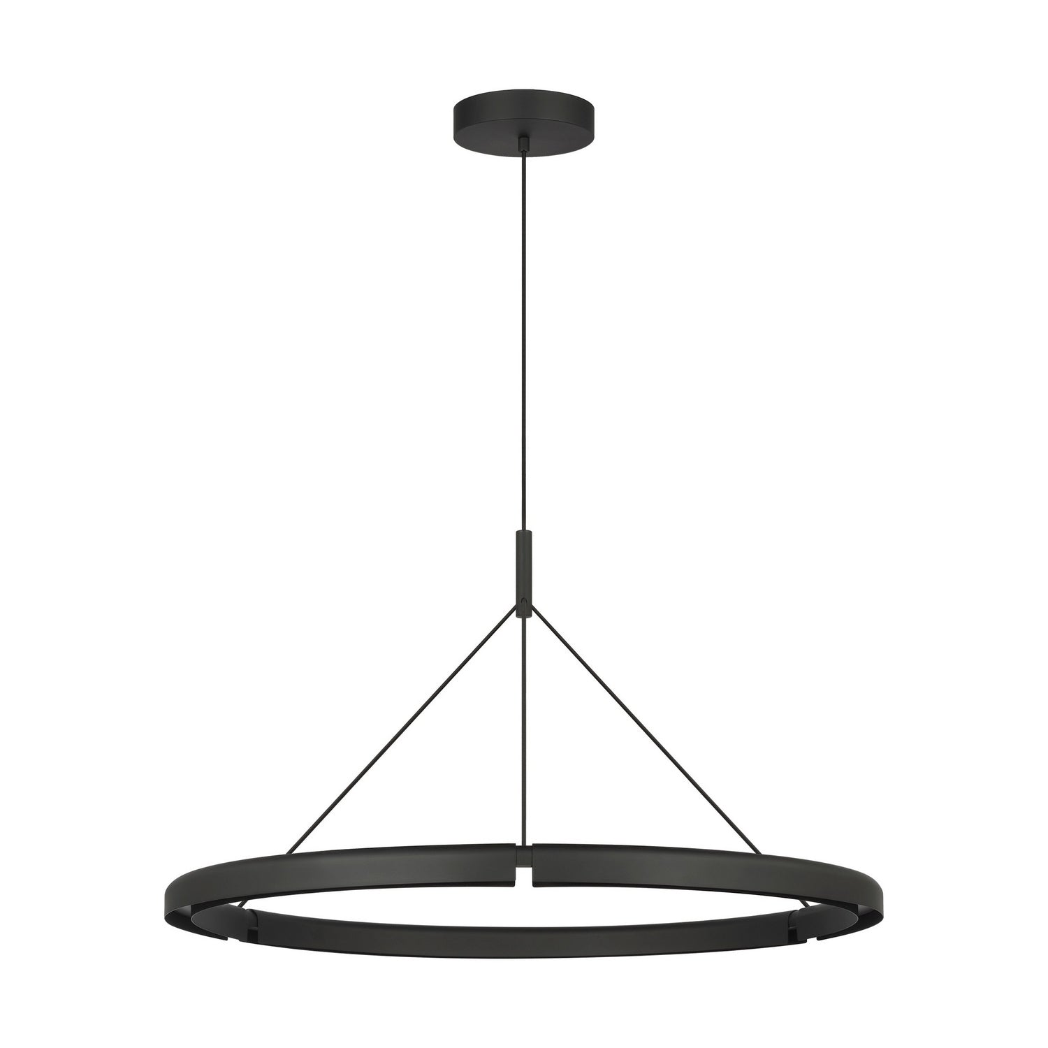 Visual Comfort Modern - PBCH80427B - LED Chandelier - Cloak - Nightshade Black