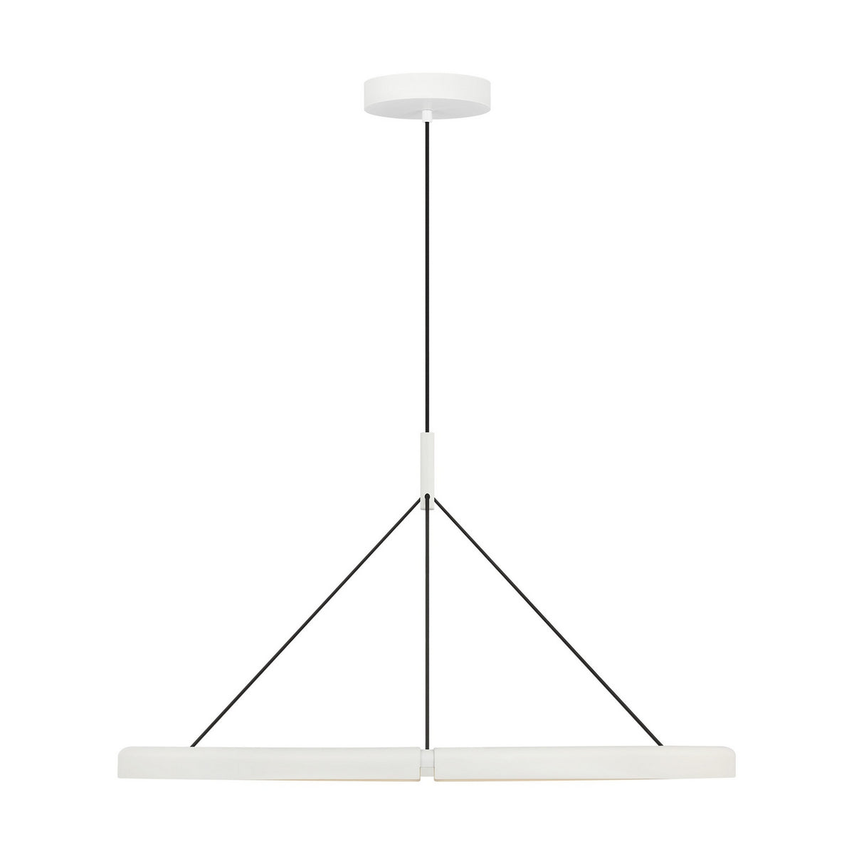 Visual Comfort Modern - PBCH80427MW - LED Chandelier - Cloak - Matte White