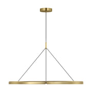 Visual Comfort Modern - PBCH80527HAB - LED Chandelier - Cloak - Hand-Rubbed Antique Brass