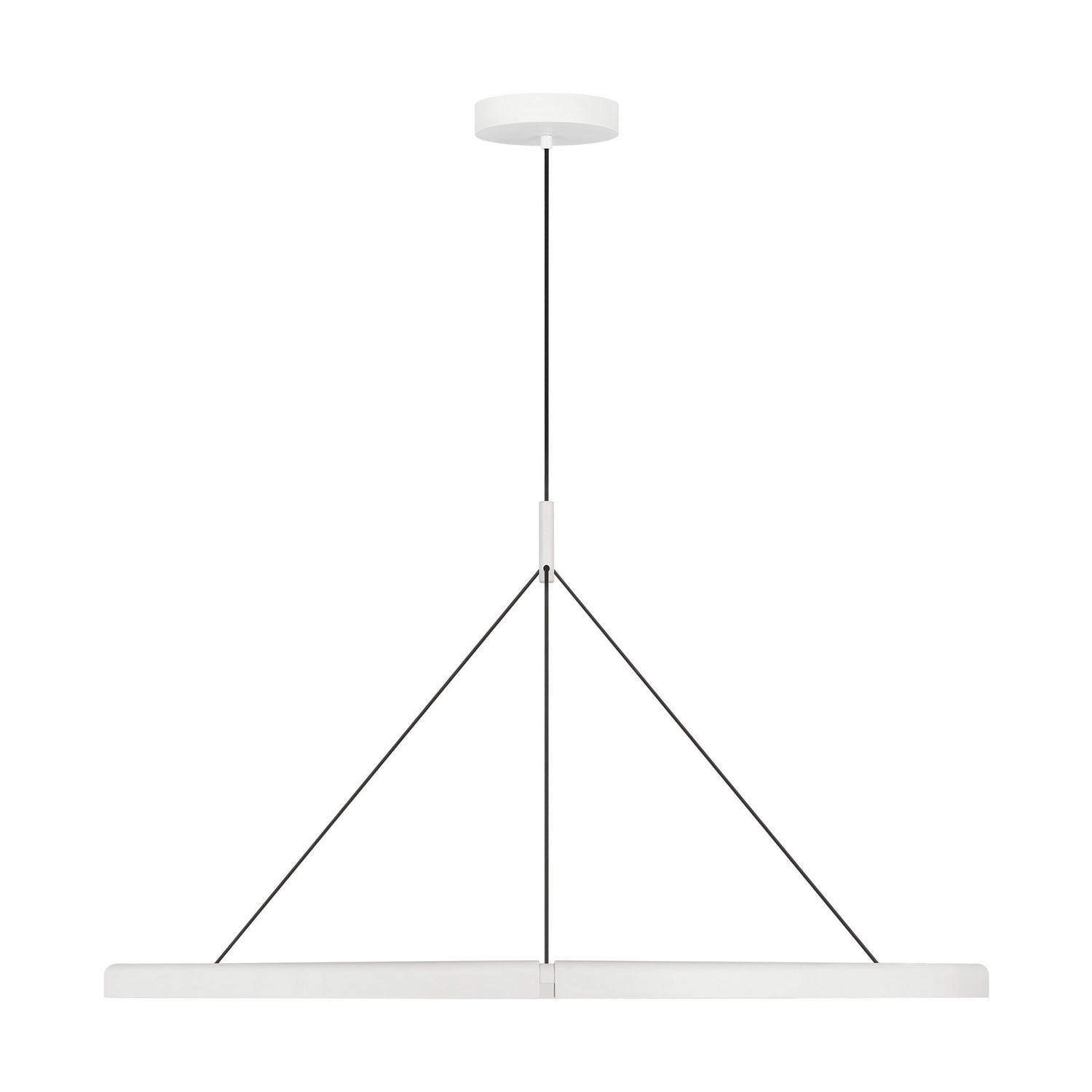 Visual Comfort Modern - PBCH80527MW - LED Chandelier - Cloak - Matte White