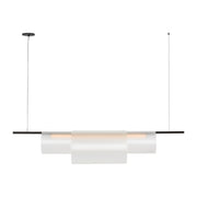 Visual Comfort Modern - PBLS80627BEG - LED Linear Chandelier - Trace - Nightshade Black