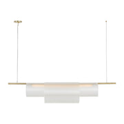 Visual Comfort Modern - PBLS80627HABEG - LED Linear Chandelier - Trace - Hand-Rubbed Antique Brass