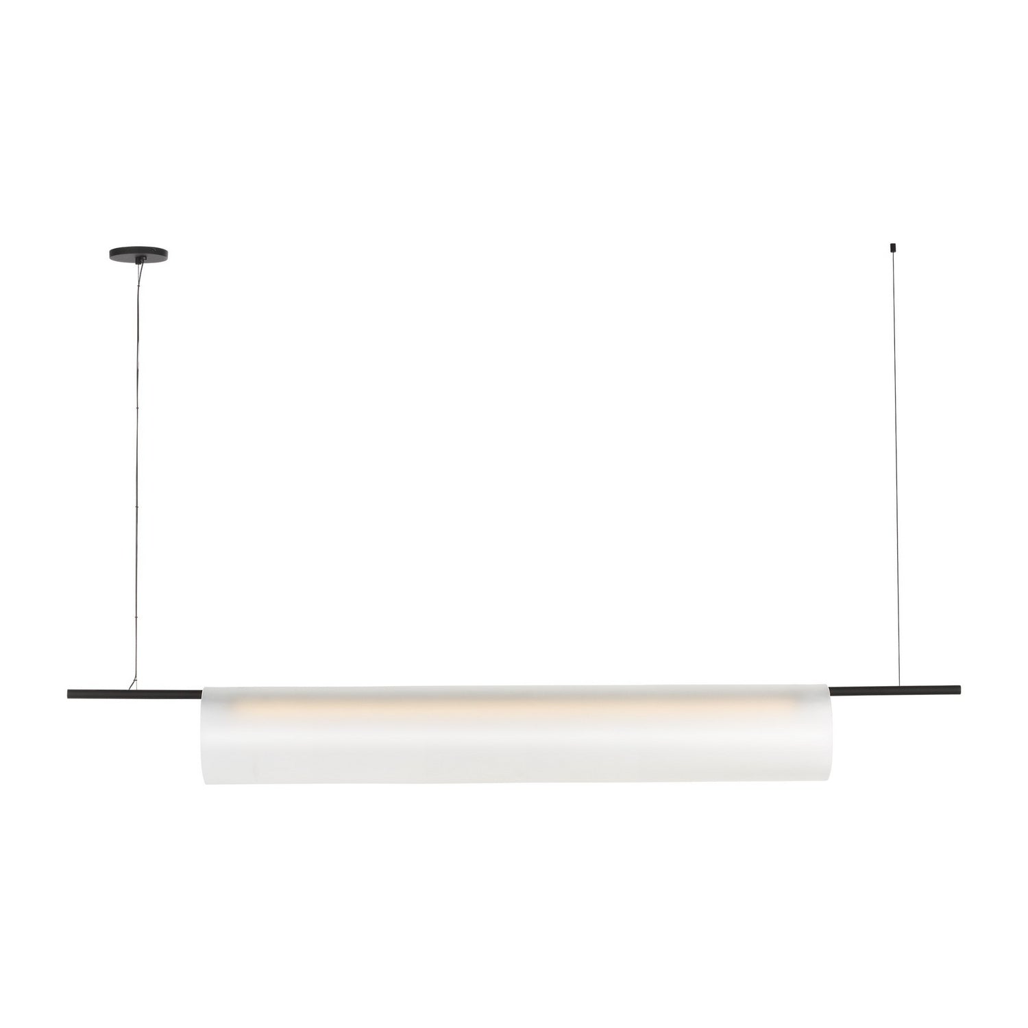 Visual Comfort Modern - PBLS80727BEG - LED Linear Chandelier - Trace - Nightshade Black