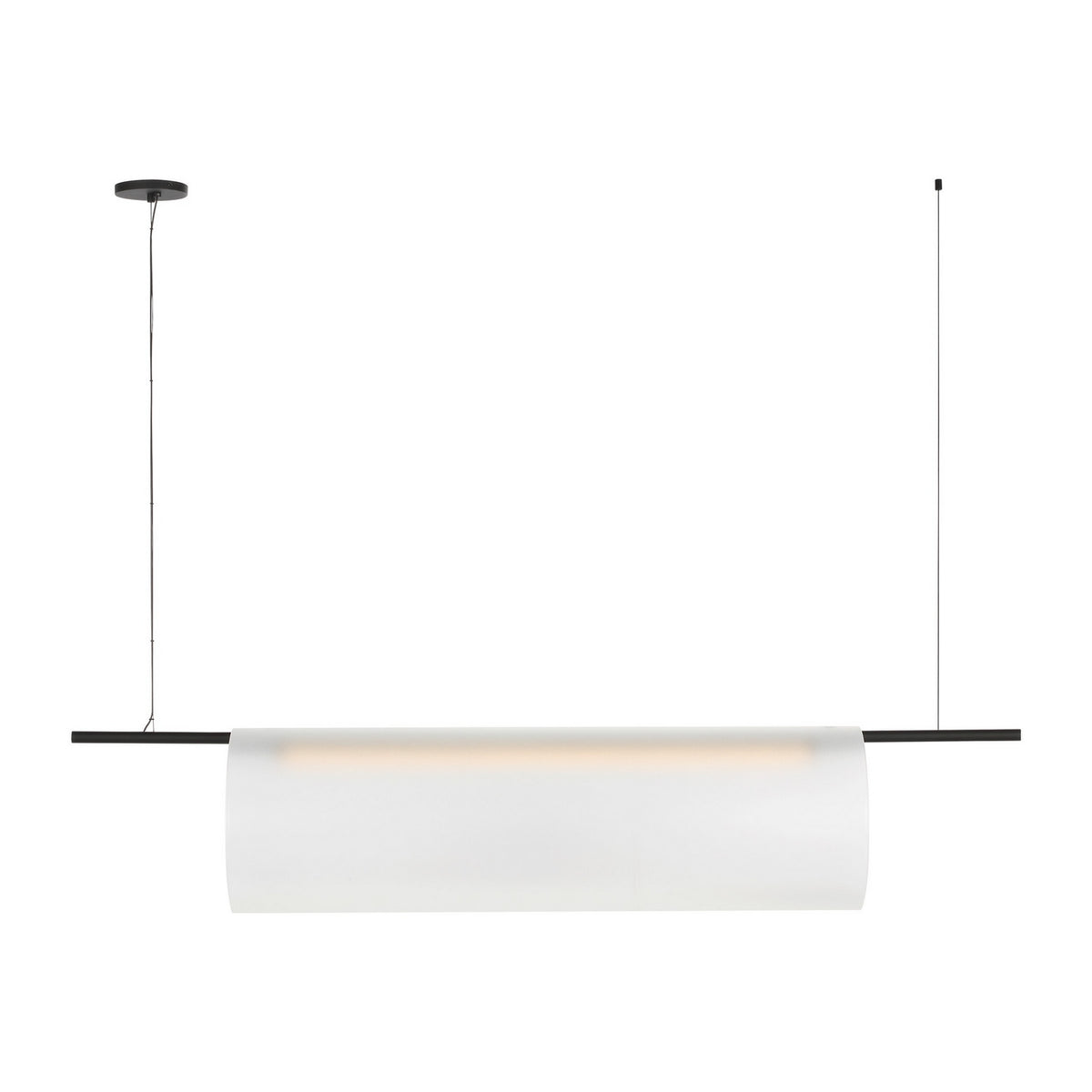 Visual Comfort Modern - PBLS80827BEG - LED Linear Chandelier - Trace - Nightshade Black