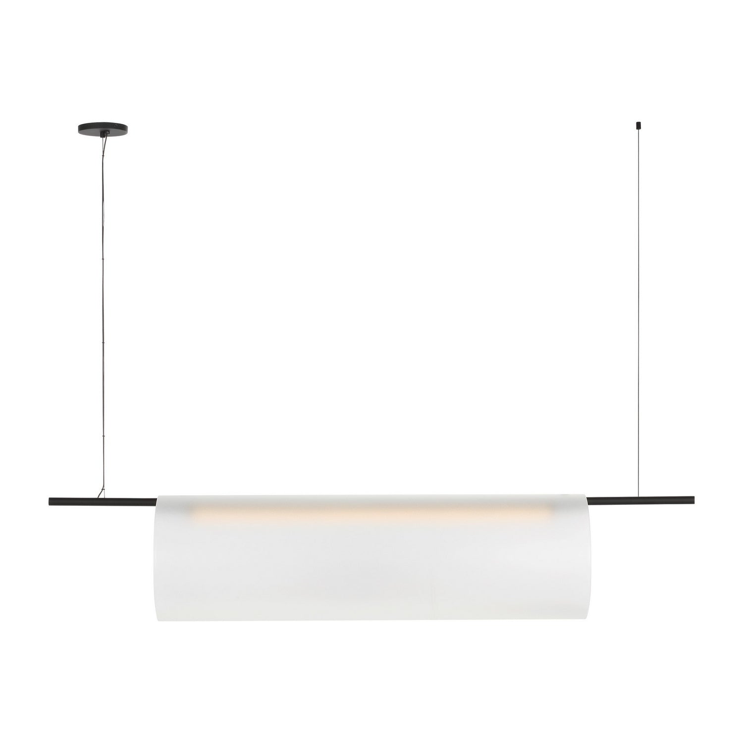 Visual Comfort Modern - PBLS80827BEG - LED Linear Chandelier - Trace - Nightshade Black