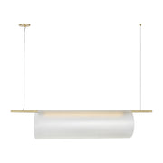 Visual Comfort Modern - PBLS80827HABEG - LED Linear Chandelier - Trace - Hand-Rubbed Antique Brass