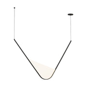 Visual Comfort Modern - SLCH835SCTB - LED Chandelier - Mizu - Nightshade Black