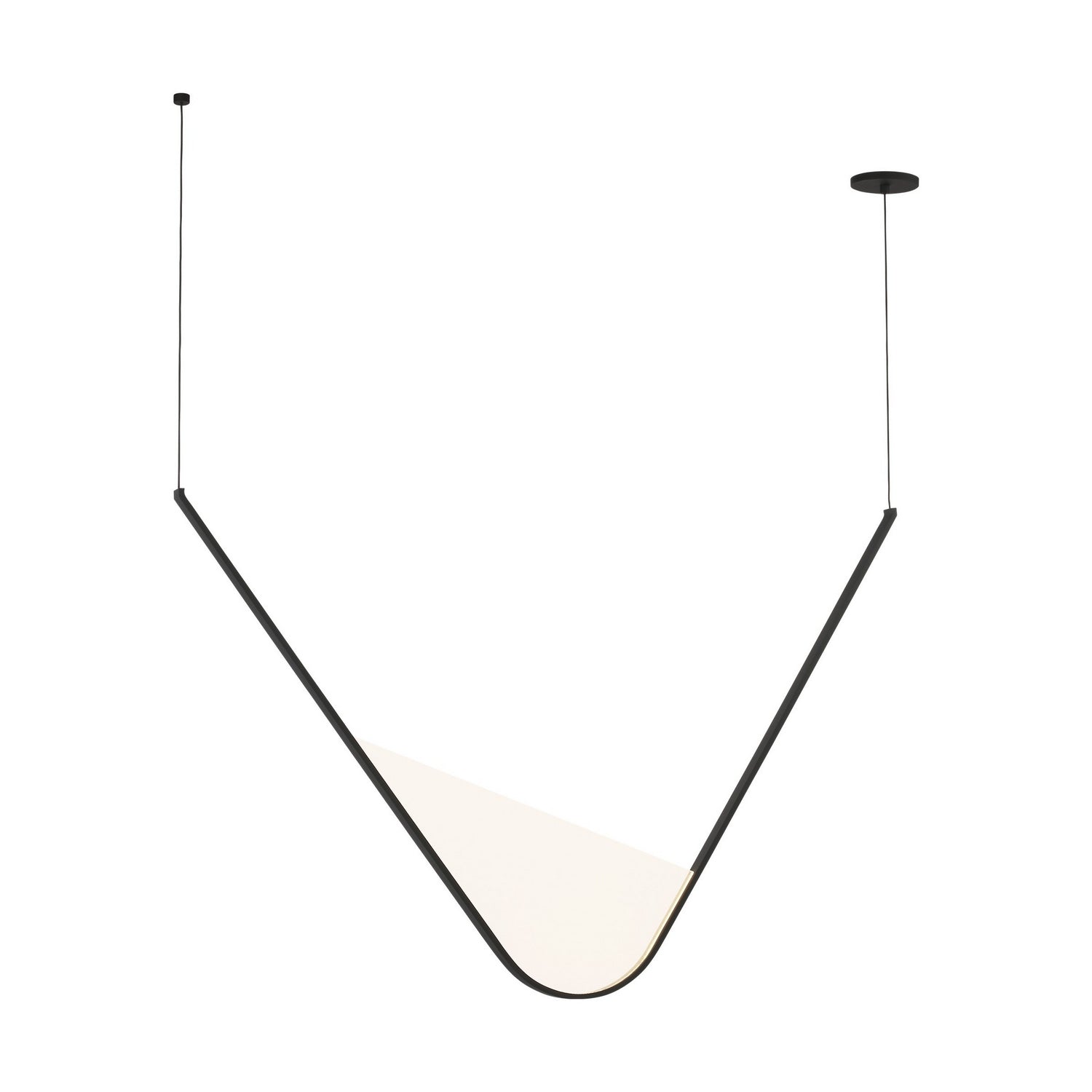 Visual Comfort Modern - SLCH835SCTB - LED Chandelier - Mizu - Nightshade Black