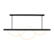 Visual Comfort Modern - SLLS83927B - LED Linear Chandelier - Uneri - Nightshade Black