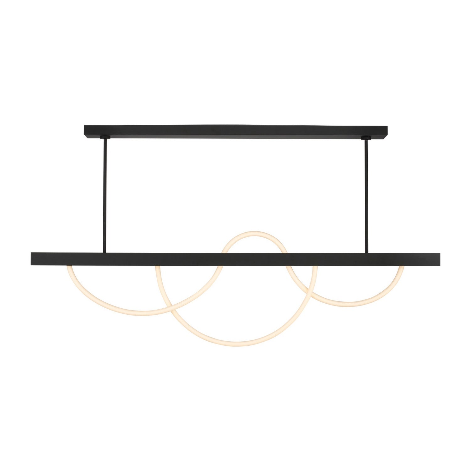 Visual Comfort Modern - SLLS83927B - LED Linear Chandelier - Uneri - Nightshade Black