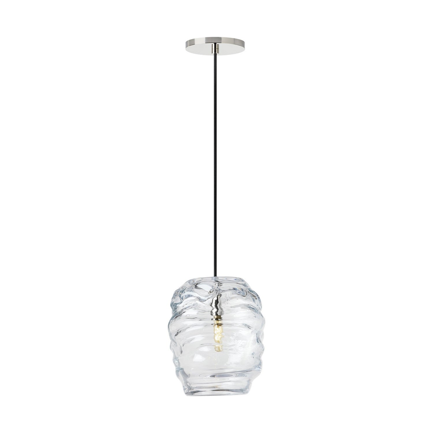 Visual Comfort Modern - SLPD865PNCG - One Light Pendant - Audra - Polished Nickel