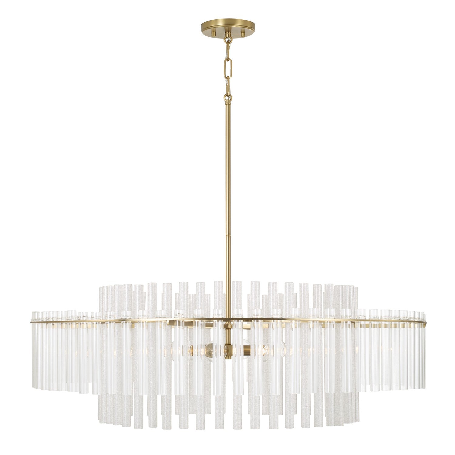Capital Lighting - 358761AD - Six Light Pendant - Blair - Aged Brass