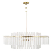 Capital Lighting - 358761AD - Six Light Pendant - Blair - Aged Brass