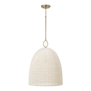 Capital Lighting - 358811AD - One Light Pendant - Natalia - Aged Brass