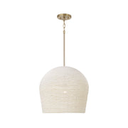 Capital Lighting - 358813AD - One Light Pendant - Natalia - Aged Brass
