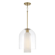 Capital Lighting - 358911AD - One Light Pendant - Liz - Aged Brass