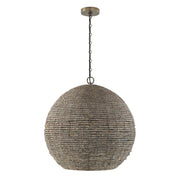Capital Lighting - 359711AGD - One Light Pendant - Morada - Aegean Grey and Dark Brass