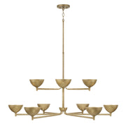 Capital Lighting - 458501FT - LED Chandelier - Francesca - Feathered Gold