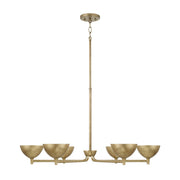 Capital Lighting - 458561FT - LED Chandelier - Francesca - Feathered Gold