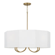 Capital Lighting - 459541AD - Four Light Chandelier - Adrian - Aged Brass