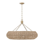 Capital Lighting - 459781LFB - Eight Light Chandelier - Morada - Light Fawn and Matte Brass