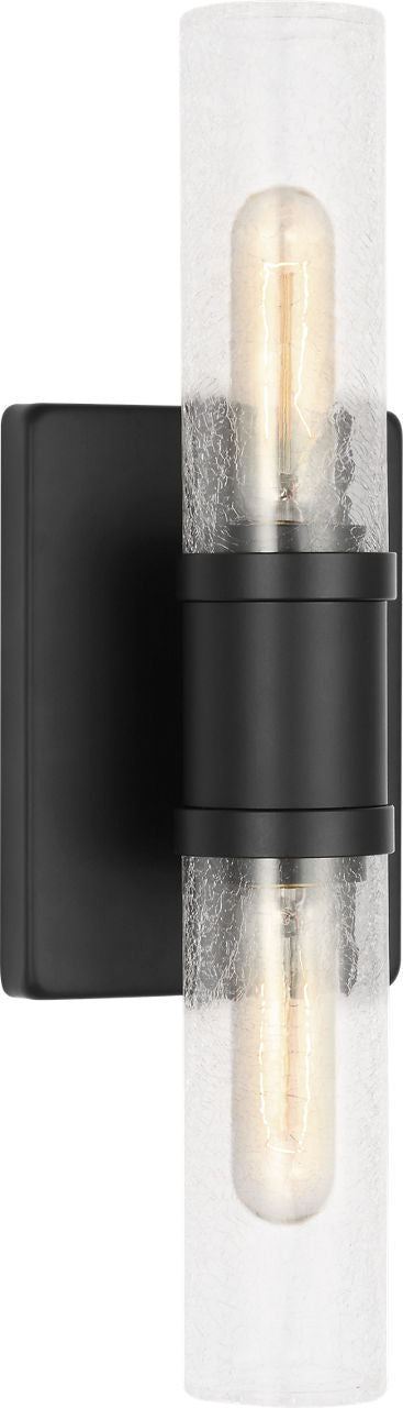 Visual Comfort Studio - 4465002CC-112 - Two Light Vanity - Keaton - Midnight Black/Midnight Black