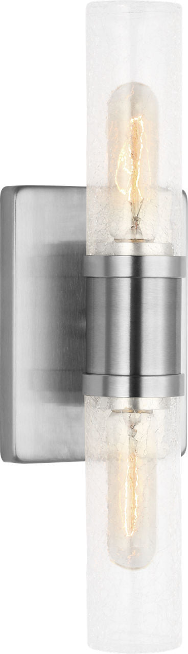 Visual Comfort Studio - 4465002CC-962 - Two Light Vanity - Keaton - Brushed Nickel/Brushed Nickel