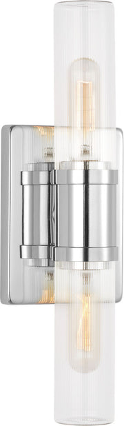 Visual Comfort Studio - 4465002CF-05 - Two Light Vanity - Keaton - Chrome/Chrome