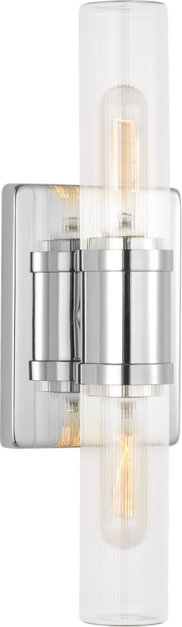 Visual Comfort Studio - 4465002CF-05 - Two Light Vanity - Keaton - Chrome/Chrome