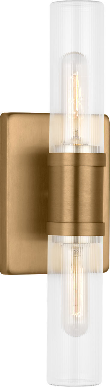 Visual Comfort Studio - 4465002CF-848 - Two Light Vanity - Keaton - Satin Brass/Satin Brass