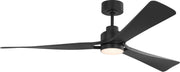Visual Comfort Fan - 3TRLSM60MBKD - 60" Ceiling Fan - Trillium - Midnight Black