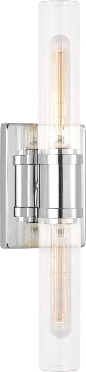 Visual Comfort Studio - 4565002CF-05 - Two Light Vanity - Keaton - Chrome/Chrome