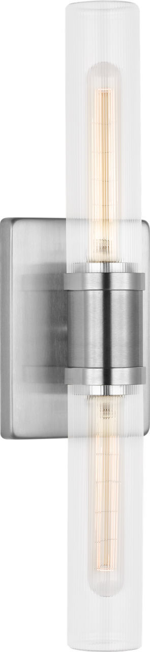 Visual Comfort Studio - 4565002CF-962 - Two Light Vanity - Keaton - Brushed Nickel/Brushed Nickel
