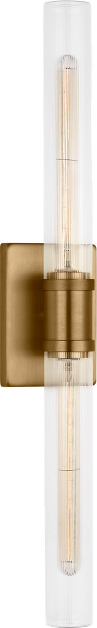 Visual Comfort Studio - 4665002CF-848 - Two Light Vanity - Keaton - Satin Brass/Satin Brass