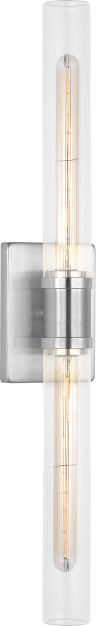 Visual Comfort Studio - 4665002CF-962 - Two Light Vanity - Keaton - Brushed Nickel/Brushed Nickel