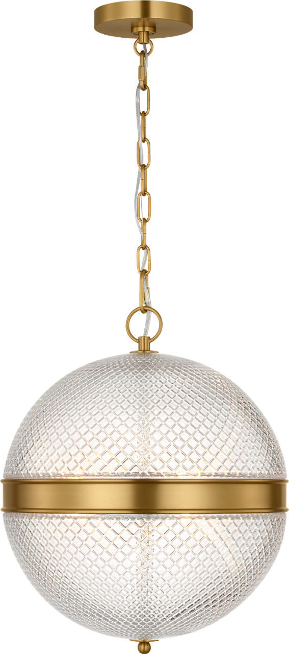Visual Comfort Studio - AP1303BBS - Three Light Pendant - Lucinda - Burnished Brass/Burnished Brass