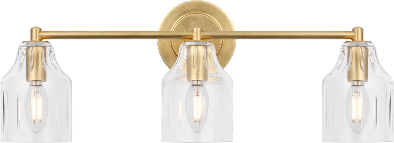 Visual Comfort Studio - AV1013GD - Three Light Bath - Augusta - Gild/Gild