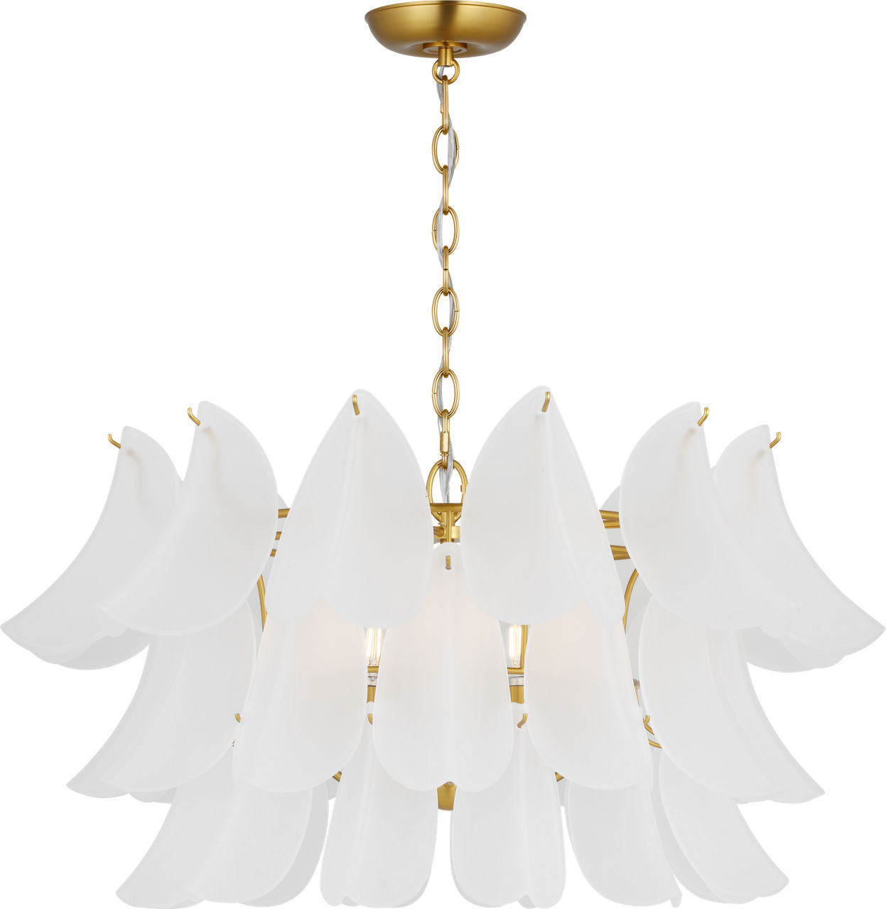 Visual Comfort Studio - CC1825BBS - Five Light Chandelier - Chloe - Burnished Brass/Burnished Brass