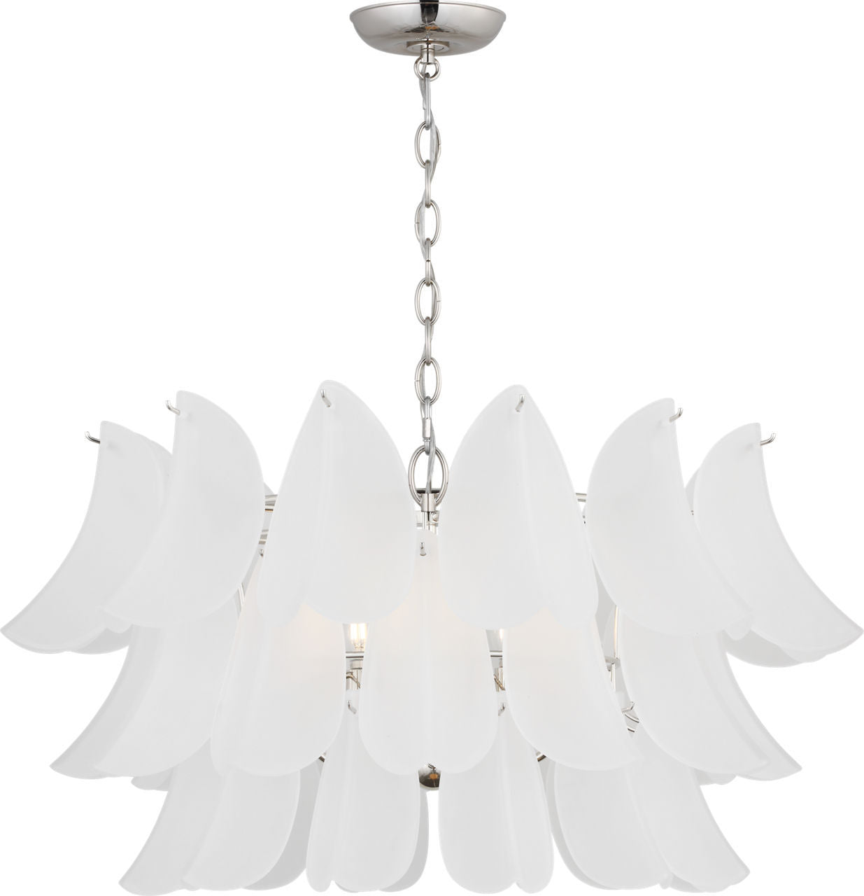 Visual Comfort Studio - CC1825PN - Five Light Chandelier - Chloe - Polished Nickel/Polished Nickel