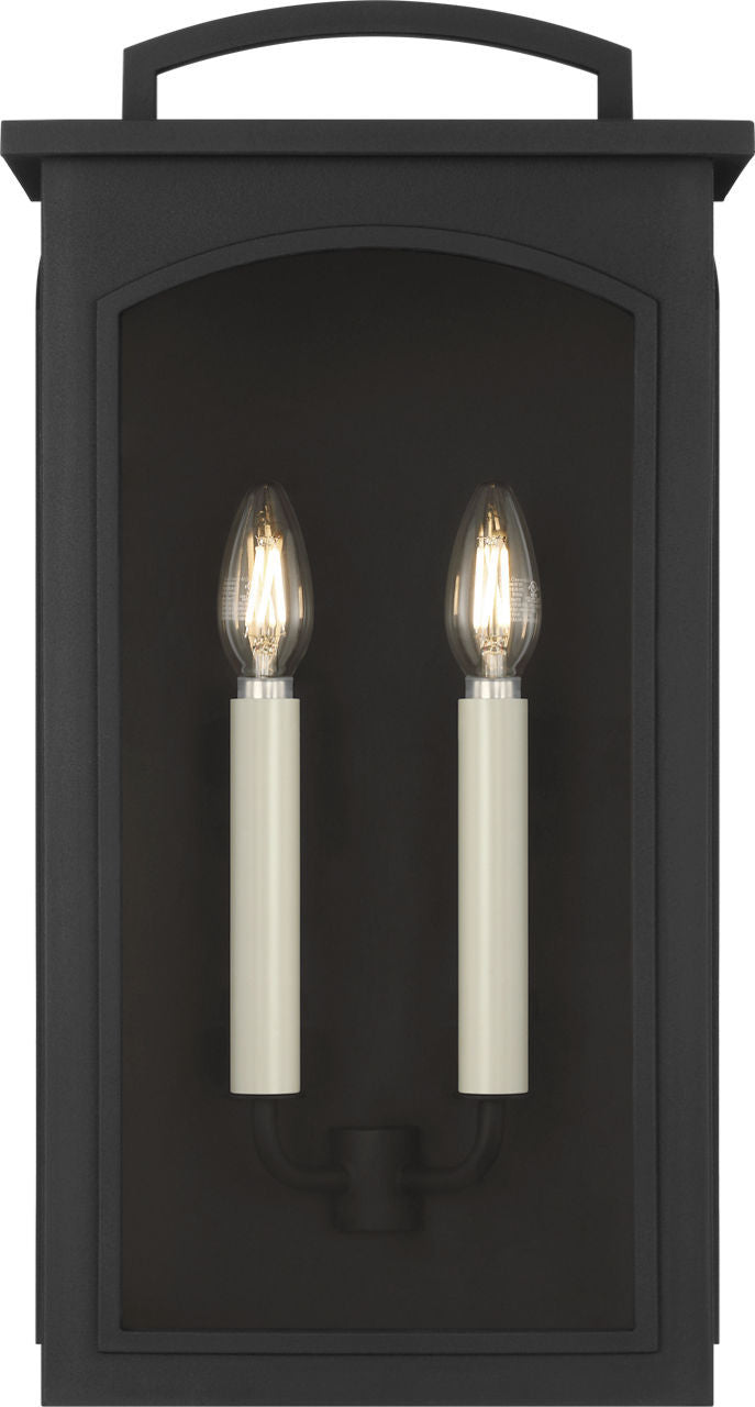 Visual Comfort Studio - CO1542TXB - Two Light Wall Lantern - Modesto - Textured Black/Textured Black