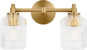 Visual Comfort Studio - CV1092BBS - Two Light Bath - Barstow - Burnished Brass/Burnished Brass