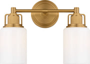Visual Comfort Studio - CV1112BBS - Two Light Bath - Ashford - Burnished Brass/Burnished Brass