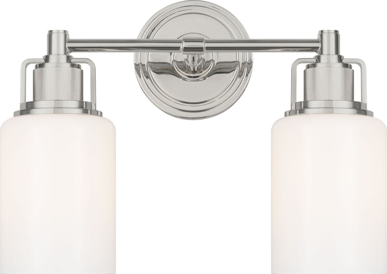 Visual Comfort Studio - CV1112PN - Two Light Bath - Ashford - Polished Nickel/Polished Nickel