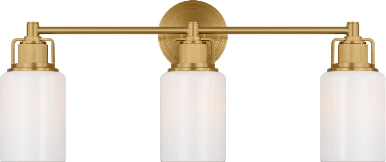 Visual Comfort Studio - CV1113BBS - Three Light Bath - Ashford - Burnished Brass/Burnished Brass