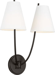 Visual Comfort Studio - CW1422AI - Two Light Wall Sconce - Marina - Aged Iroged Iron