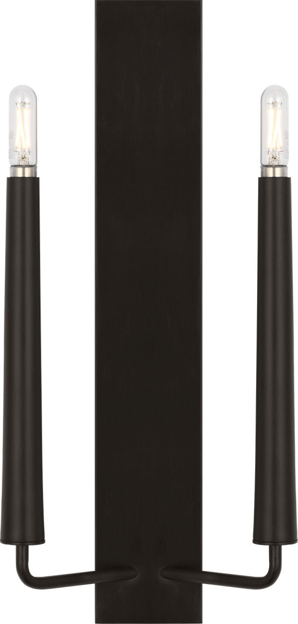 Visual Comfort Studio - EW1252AI - Two Light Wall Sconce - Lois - Aged Iroged Iron