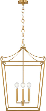 Visual Comfort Studio - KSC1174BBS - Four Light Lantern - Carlyle - Burnished Brass/Burnished Brass