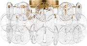 Visual Comfort Studio - KSF1113BBS - Three Light Flush Mount - Candace - Burnished Brass/Burnished Brass
